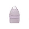 New Polyester Backpack Small Women's Gray Purple 10019902-A13
