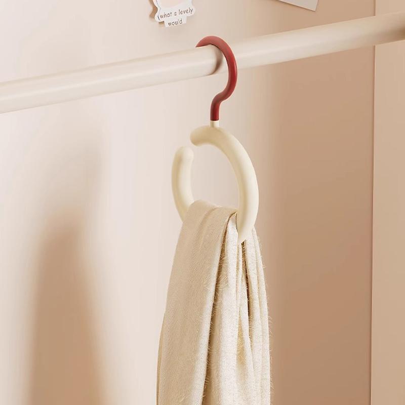 Dopamin Haken Multifunktional Drehbar Nicht Perforiert Schal Hut Tasche Aufhänger Kreisförmiger Schal Ausstellungsständer