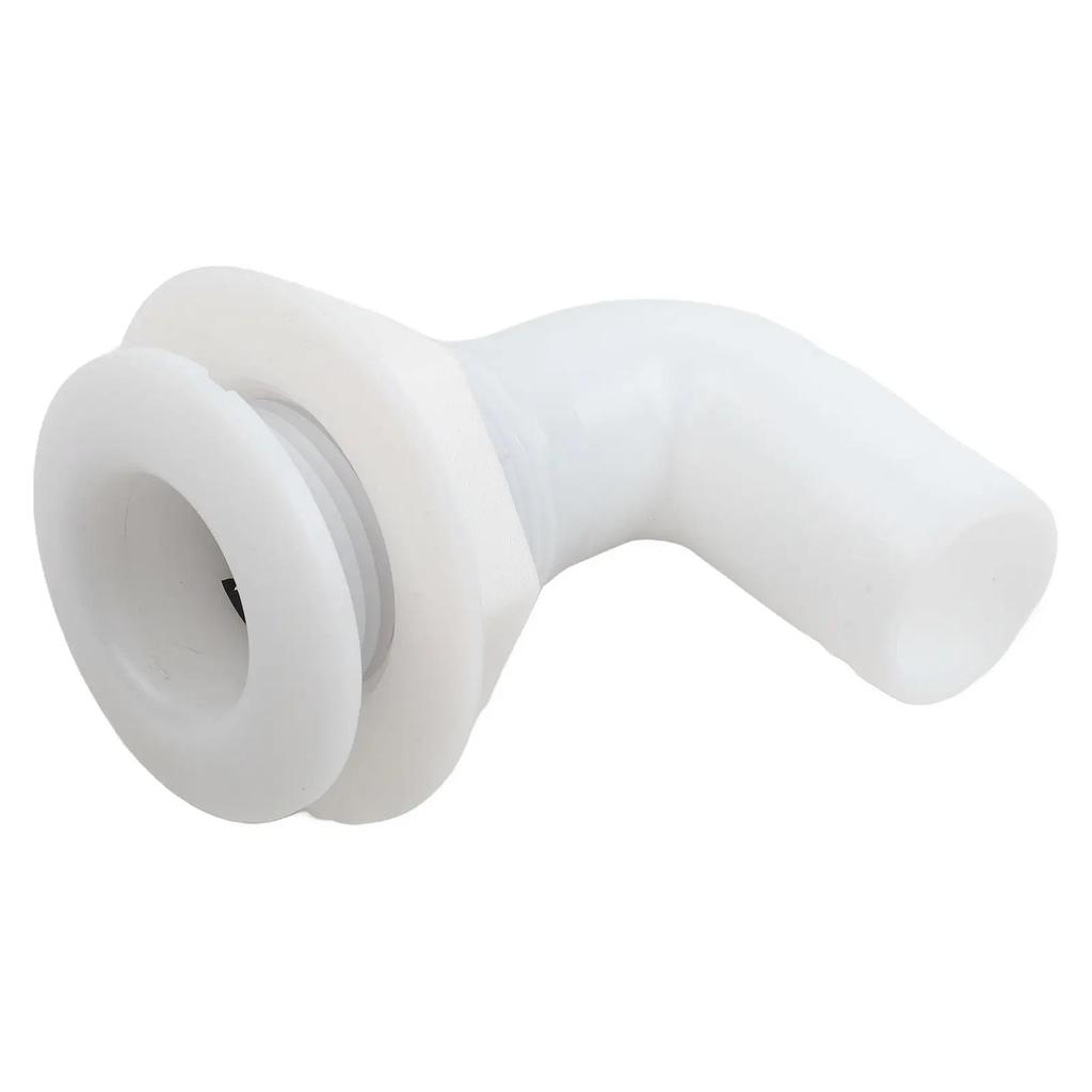 90° Boat Hose Pipe Elbow Bilge Pump Drain Bilge Drain Outlet Check Valve Marine Drainage Outlet Yacht Bilge Drainage Outlet