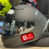 Waterproof Blood Type Vinyl Sticker, Red A/B/AB/O POS NEG Graphic Decal, Universal DIY Decoration for Auto Motorcycle Helmet