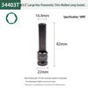 SATA 1/2 Inch Drive Hex Thin Wall Long Impact Socket
