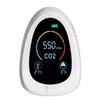 KX4B 2 In 1 CO2 Meter 5000ppm Carbon Dioxide Detector Smoke Alarm Air Quality Temperature Humidity