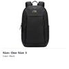 Li Ning Sports Life Collection Zip Closure Polyester Backpack Unisex Black ABSQ206-1