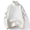 Modă Toamnă Iarnă Pulover cu Guler Înalt Bărbați Pulovere Tricotate Culoare Solidă Cald Casual Fermoar pe Jumătate Pulovere Tricotate pentru Bărbați