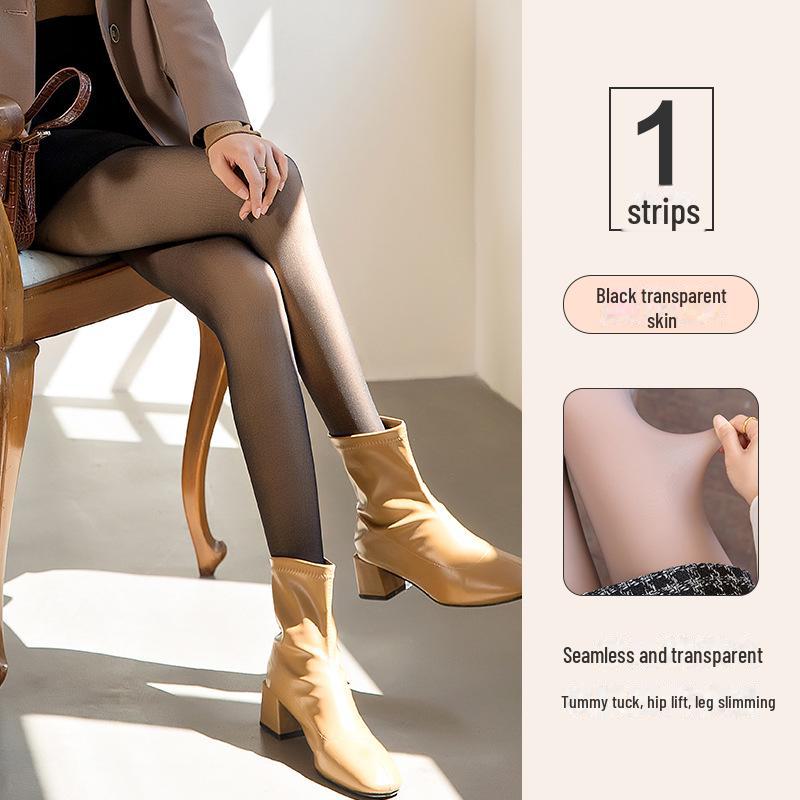 Gray Light Leg Artifact: Women's Autumn & Winter Nude Stockings Pantyhose