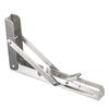Foldable Stainless Steel Wall Mount Shelf Bracket (Pair)