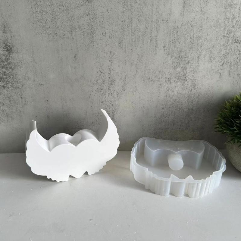 Kerzenständer Silikonform Kerzenständer Form Schmetterling/Herz/Kleeblatt Kerzenhalter Gipsformen Heimdekorationen Form