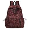 Leopard Print Backpack Travel Backpack Women's Schoolbag