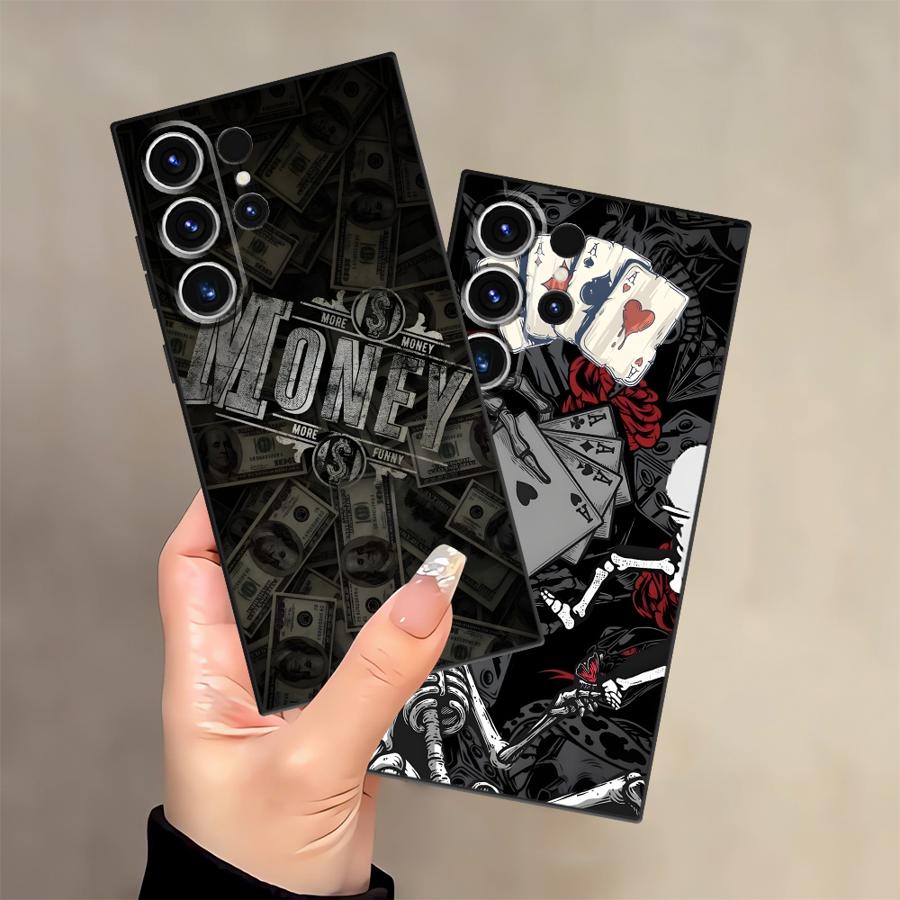 Gothic Skeleton Case for Samsung Galaxy S26 Ultra S10 S9 S24 Note 20 8 9 10 S25 Plus S21 FE S23 S20 Ultra Funda Phone Cover