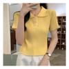 Navava Men Clean Daily Ribbed Short Sleeve Knit Polo Nk2144