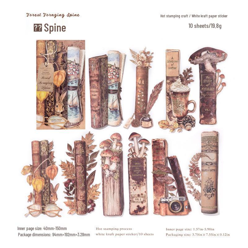 Сахарное Стихотворение Ретро DIY Декоративная Наклейка Закладка и Набор для Коллажа в Блокнот