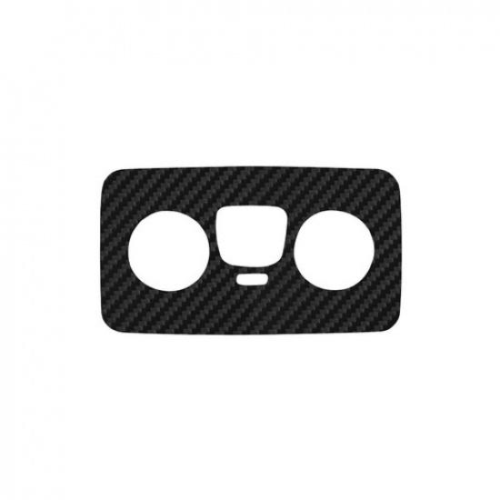 Carbon Fiber Interior Seat Heated Control Cover Trim For Toyota Sienna