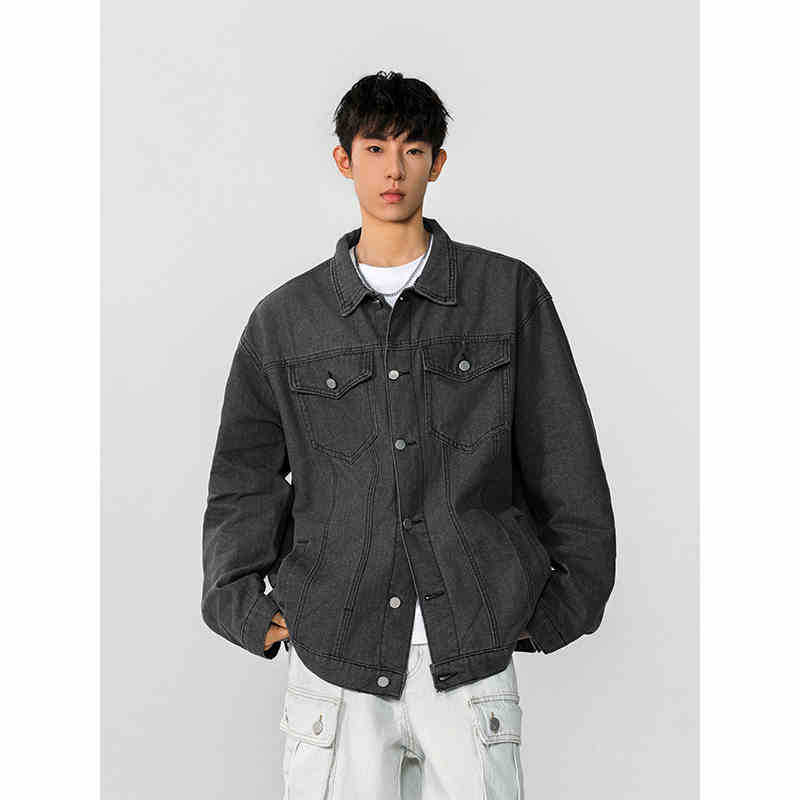 

Джинсовая куртка для мужской весны и осени, новая высококачественная свободная повседневная куртка 3XL