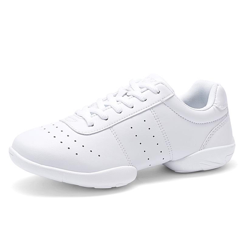 Scarpe da Allenamento Cheerleading e Aerobica da Donna Bianche, Suola Morbida, Ideali per Sport Competitivi e Fitness