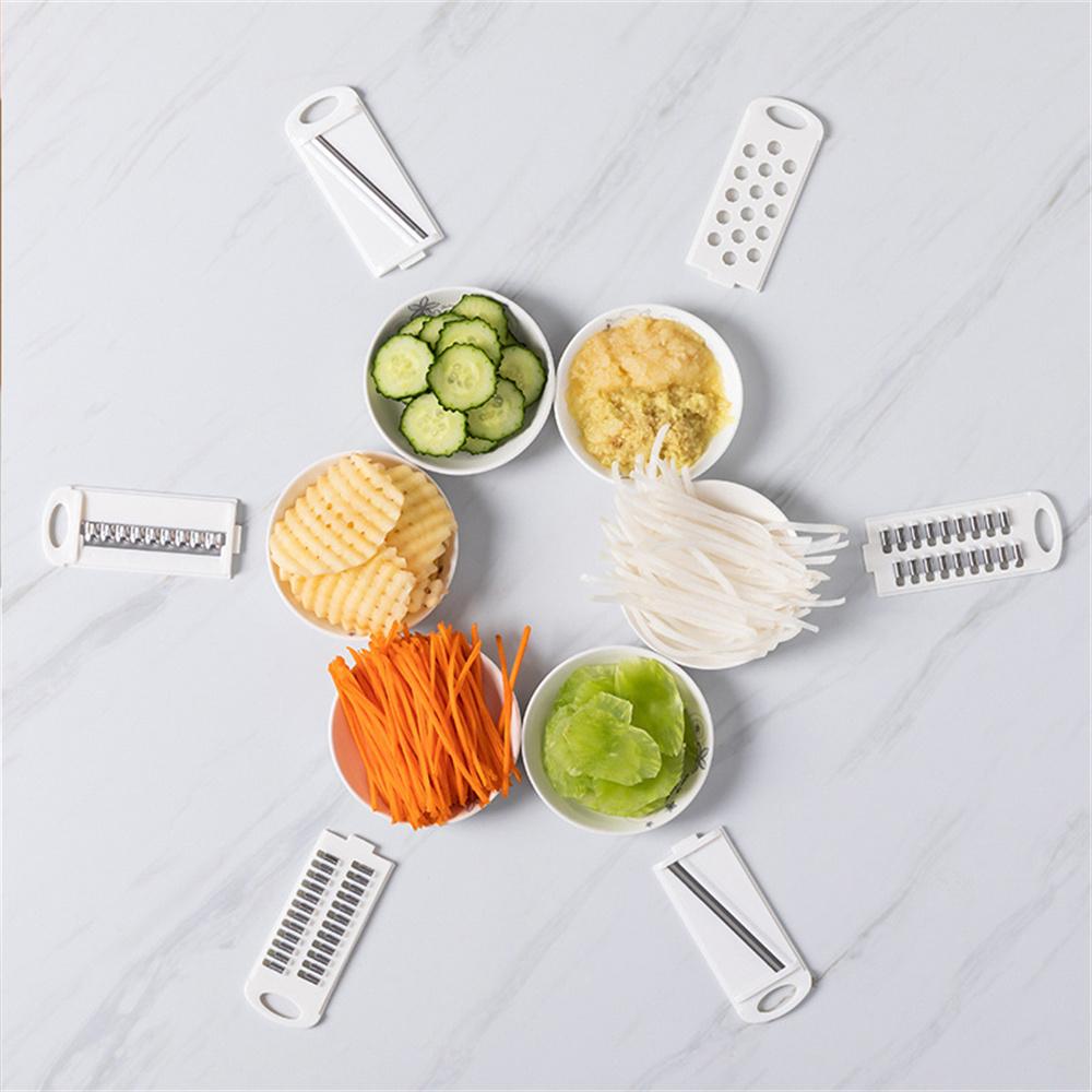 Multi-function Vegetable Cutter Slicer Manual Potato Peeler Dicing Blades Food Fruit Grater Shredder Kitchen Chopper Cutter