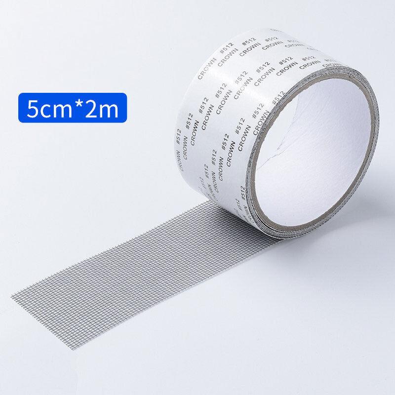 Window Screen Repair Tape Self-adhesive Mosquito Net Tears Holes Patch Tape Seal Easy-to-Apply Waterproof Mesh Patch