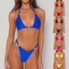 2024 European & American Women's Sexy Bikini with Triangle Bottom