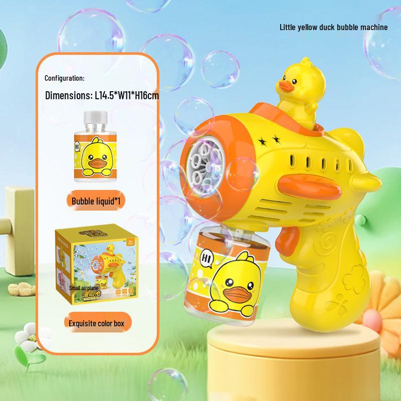 Electric Luminous Bubble Gun - Automatic Handheld Toy for Kids