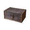 Vintage Jewelry Storage Box with a Lock Retro Style Desktop Organizer Collection Gift Box  Home Use