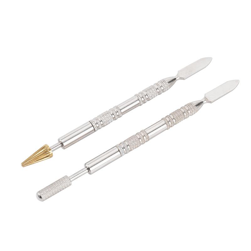 25mm DIY Leather Dual Double Head Edge Oil Gluing Dye Painting Pen Applicator Stick Speedy Paint Roller Tool LeatherCraft Tools