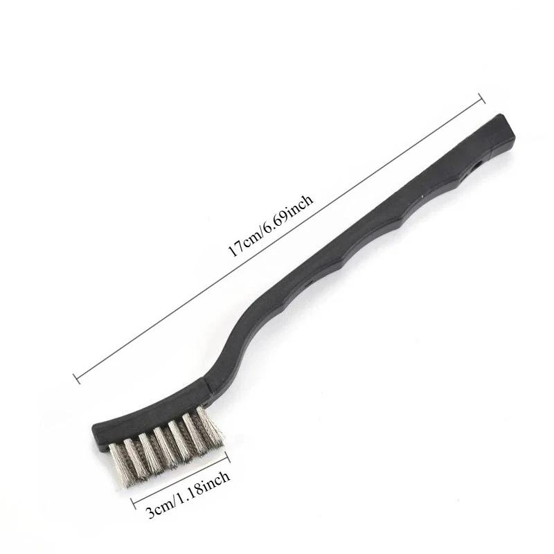 

1Pcs Industrial Toothbrush Mini Copper Steel Wire Brush Stainless Steel Wire Brush Dirt Hard Cleaning Toothbrush Wire Brushes