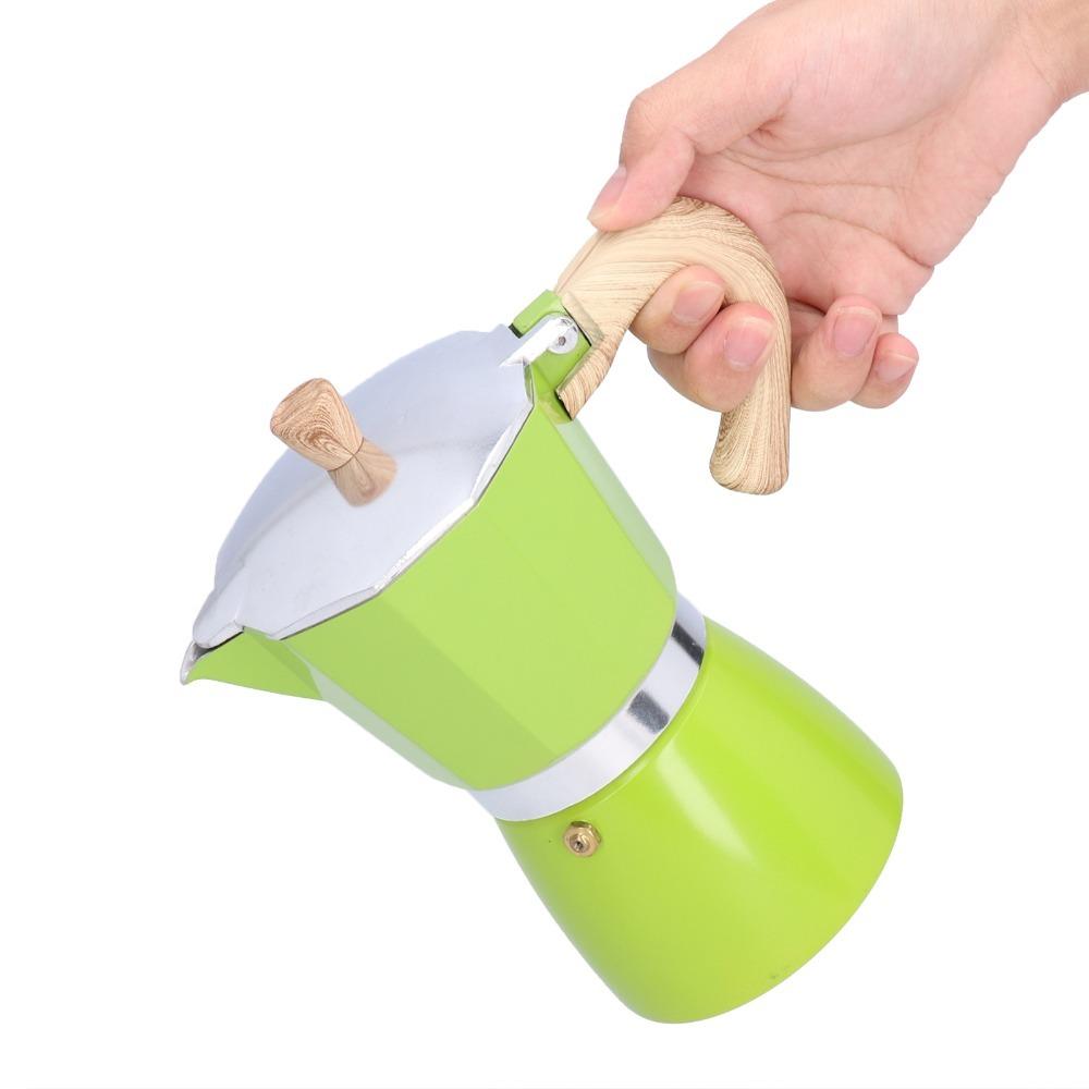 Aluminiumlegierung Mokkakanne 300 ml Fassungsvermögen Kaffeemaschine Herdplatten Espressobereiter für den Heimgebrauch