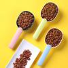 1pcs Pet Food Spoon Multifunctional 2-In-1 With Sealed Clip Handle Suitable For Cats And Dogs Birds Rabbits Feeding Spoon