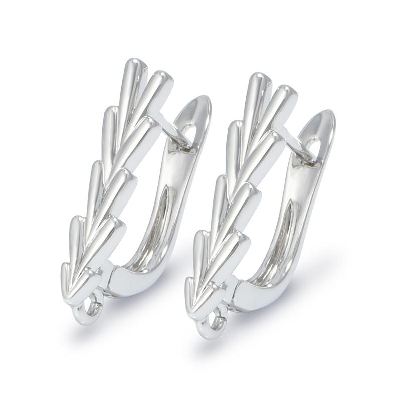 Silver Color Brass Earring Hooks for DIY Jewelry Making Handmade Silver Color Jewelry Accessories Findings Eawires