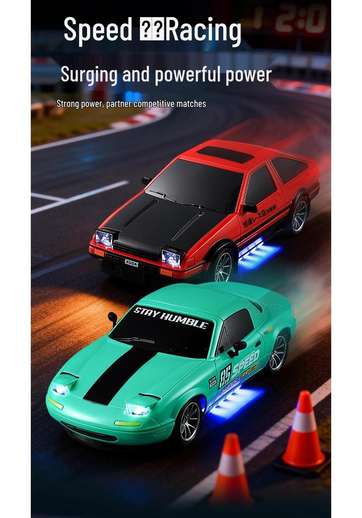 High-Speed AE86 Drift RC Car: Professional Four-Wheel Drive Remote Control Toy for Kids