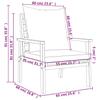 5 Piece Garden Lounge Set with Cushions Solid Acacia Wood