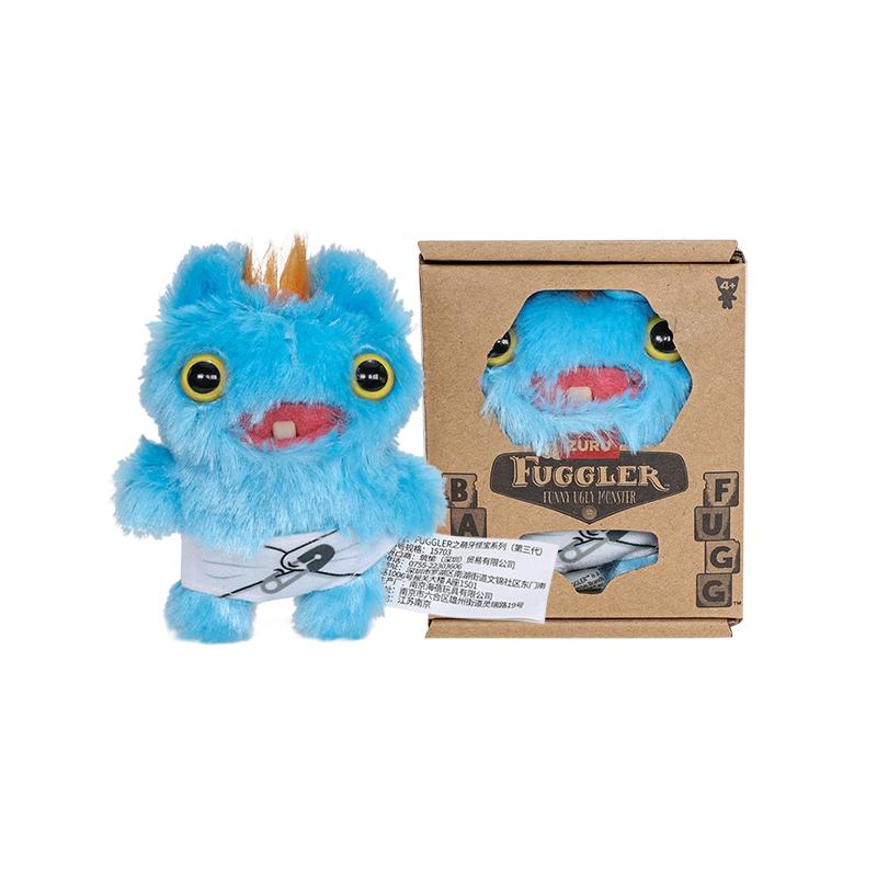 Original Fuggler Plush Mr Needles Screech Oogah Boogah Funny Ugly Monster Baby Fugguler Series Babies Fugg in Diaper Soft Toy