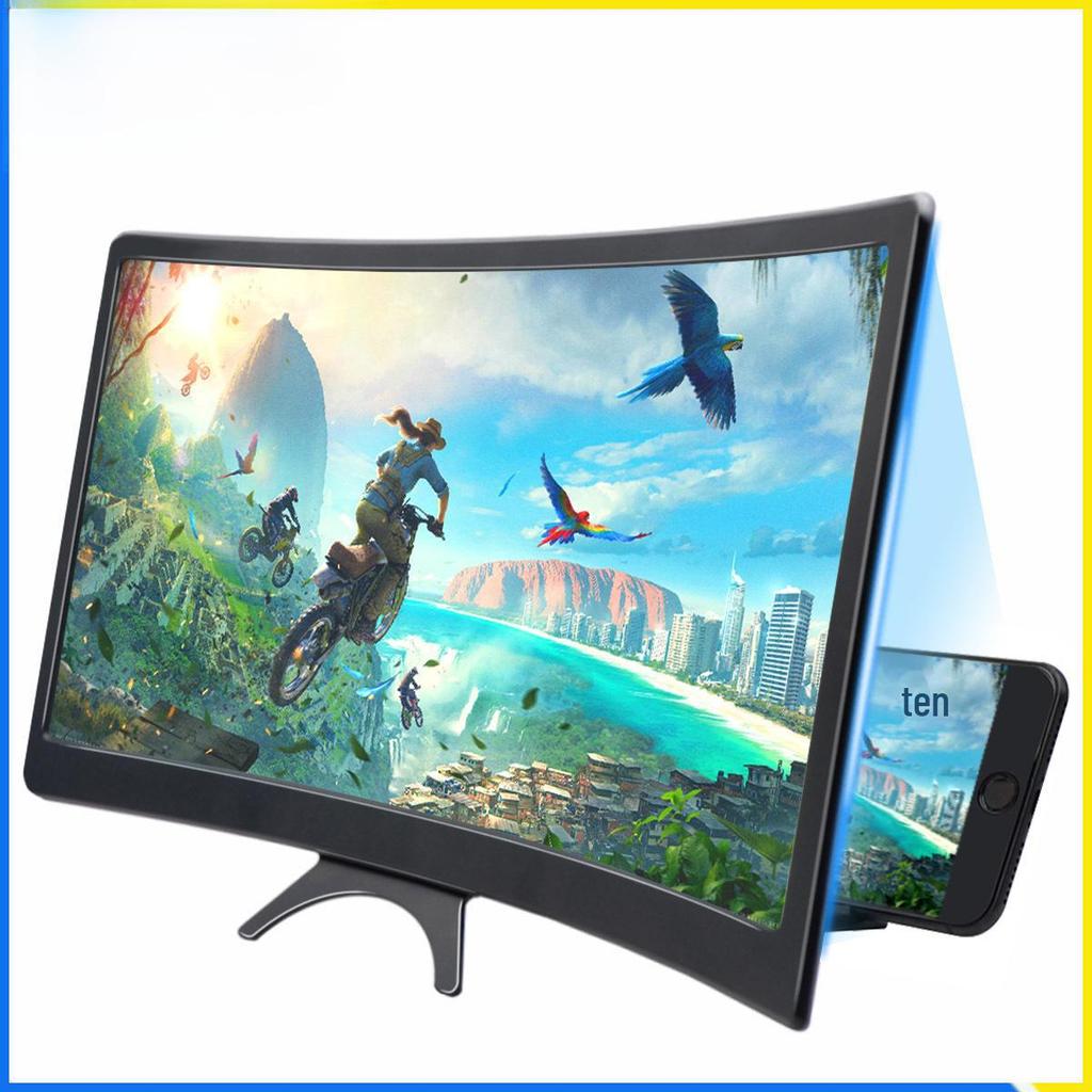 New L6 12-Inch Curved Mobile Phone Screen Amplifier for a Wide Field of View