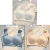 Womens Seamless Vest Bra With Polyester Fabric For Small Bust And Side Support