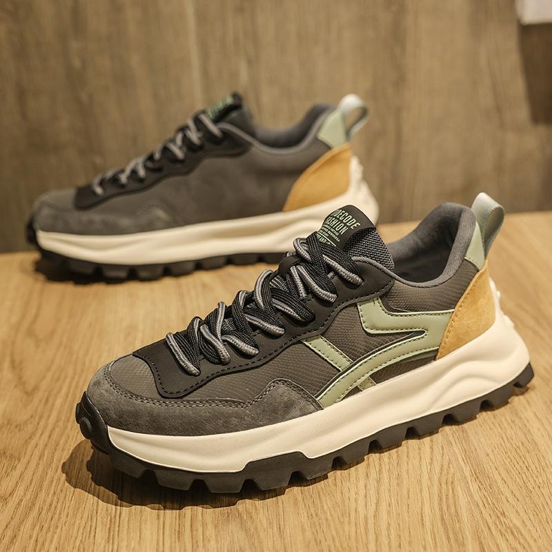 

Мужская обувь 2024 года, зимняя новая обувь для папы, универсальная повседневная обувь Forrest Gump, молодежная дышащая амортизирующая спортивная обувь для папы 39