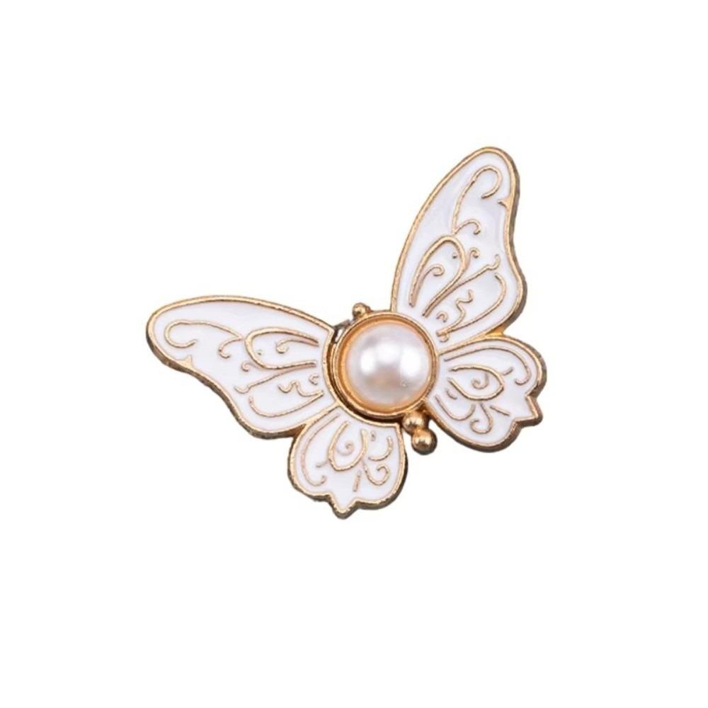 Temperament Butterfly Shape Jeans Buttons Adjustable Waist Tightening Tool Pants Pins Fixed Waist Fastening Pins Scarf Fastening