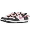 Nike Dunk Berry Bear Abrasion Resistant Low Top Skateboard Shoes Women's Black Pink DD1503-101(Team318-SBOX)