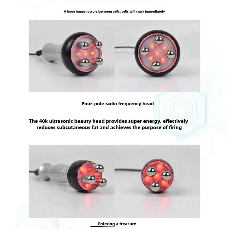 40K 3-in-1 Ultrasonic Body Shaping Machine Vacuum Cavitation Slimming Beauty Massage Facial Care Reusable Salon Quality