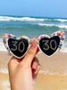 2026 Lovely Birthday Gift with Diamond-encrusted and Pasted Sunglasses for Women Cute Sun Glasses Romantic Party Gift KJ186