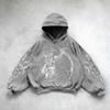 Felpa Streetwear 2026 per Adolescenti Casual Punk Harajuku Hip Hop Gotica con Stampa