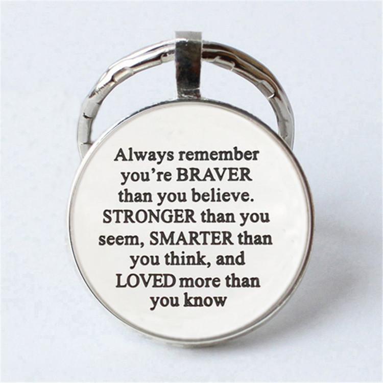 Keychain Accessories Pendant Floral Thanksgiving Text Good Friends Retro Personalized Keychain Gift Pendant