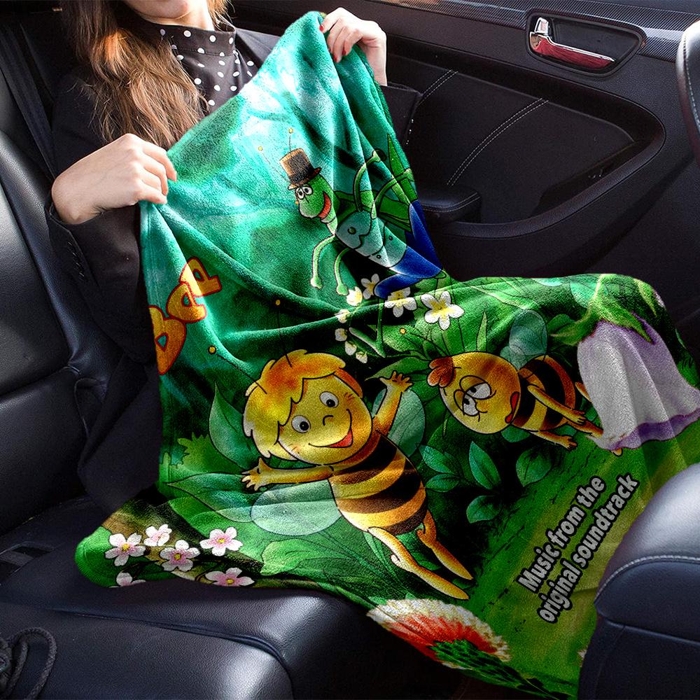 Maya Bee Blanket, High quality Comfortable for All Seasons, Home Decor, Warmth and Comfort