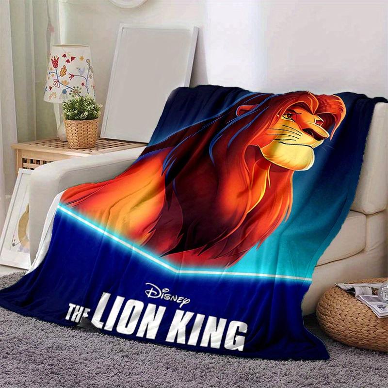 

1 шт., Плед в стиле «Король Лев» Симба, Декор для дома, Мягкое покрытие для дивана, кровати, автомобиля, Путешествий, Кемпинга, Офиса, для сна 80cmx120cm