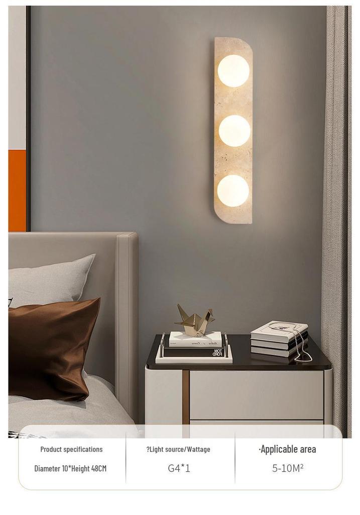 Wabi-Sabi Style Japanese Walnut Wall Lamp for Living Room, Bedroom, Hotel Entrance, or Corridor.