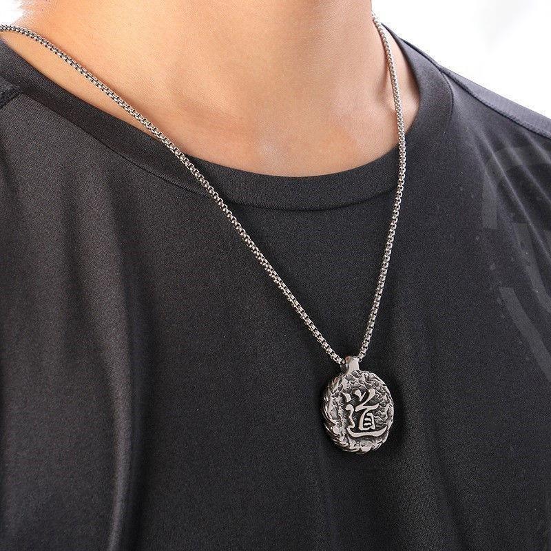 Necklace Male Tai Chi Pisces Pendant Light Luxury Small Group Retro China-Chic New Year