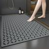 Non-Slip Safety Shower Mat Quick Drying Household Bath Mats with Drain Hole Shower Room Bathroom Toilet Foot Massage Pads