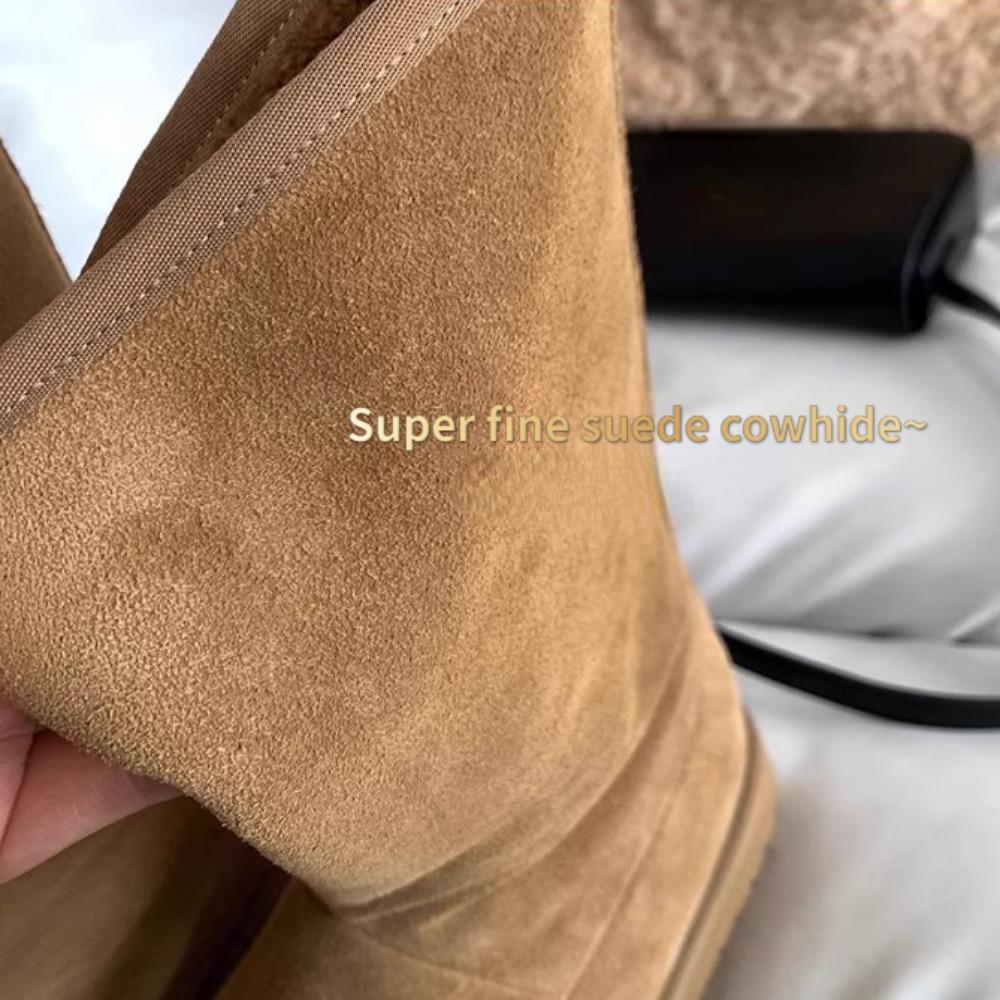 Women's Ultra-thick-soled Snow Boots with Built-in Height Increase