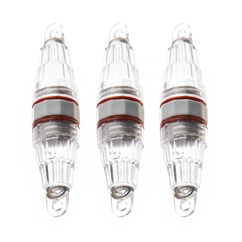 Double Head LED Light Underwater Light Fishing Flashing Light 3In Deep Drop Attractive Light Baits Lure Lamp