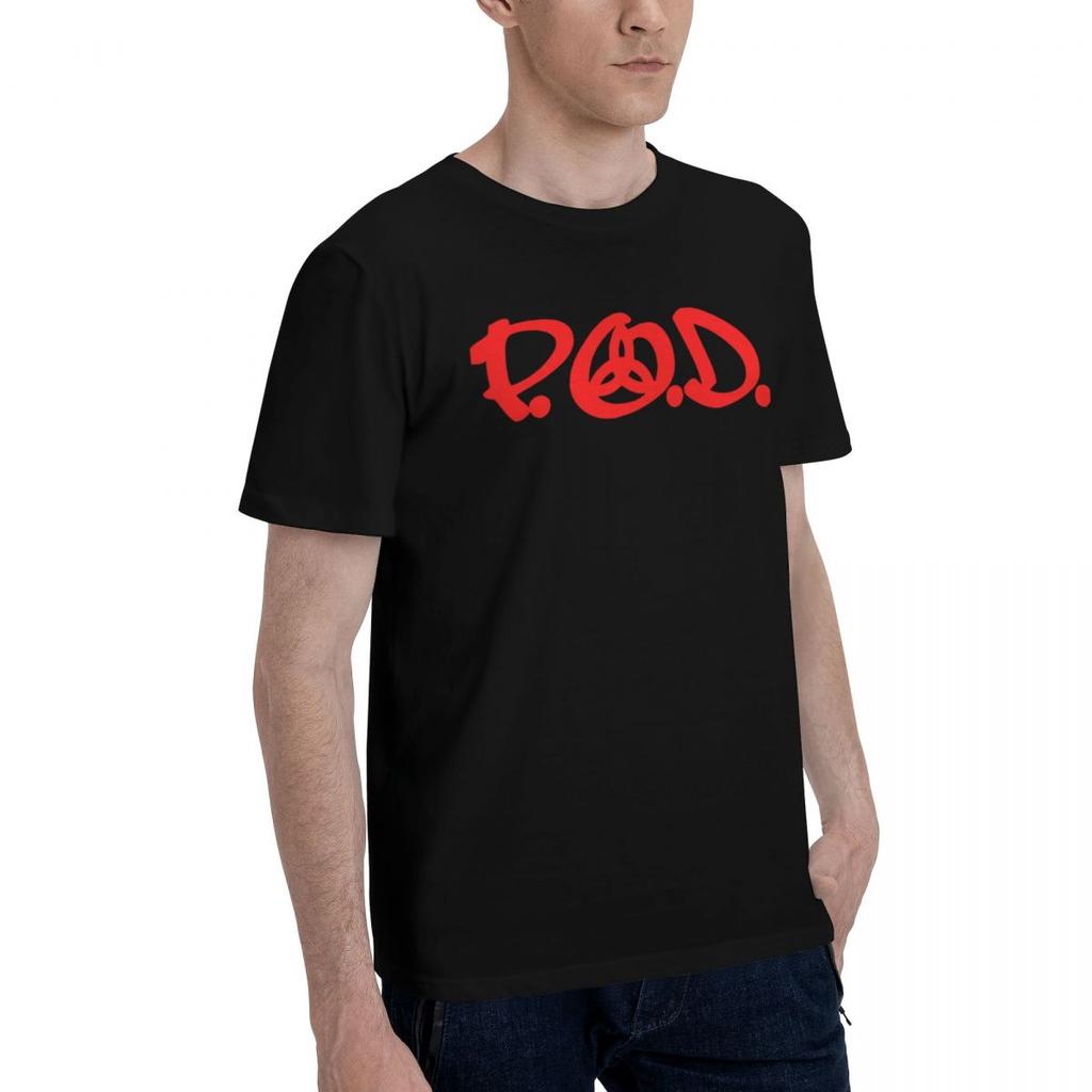 Genres Christian Metal Logo POD 100 Cotton Casual Breathable Confortable Anime Short Sleeve TShirt Graphic Tee