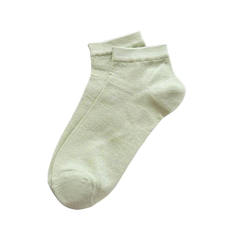 Female Summer All Match Solid Color Mesh Breathable Cool Feeling Ice Socks