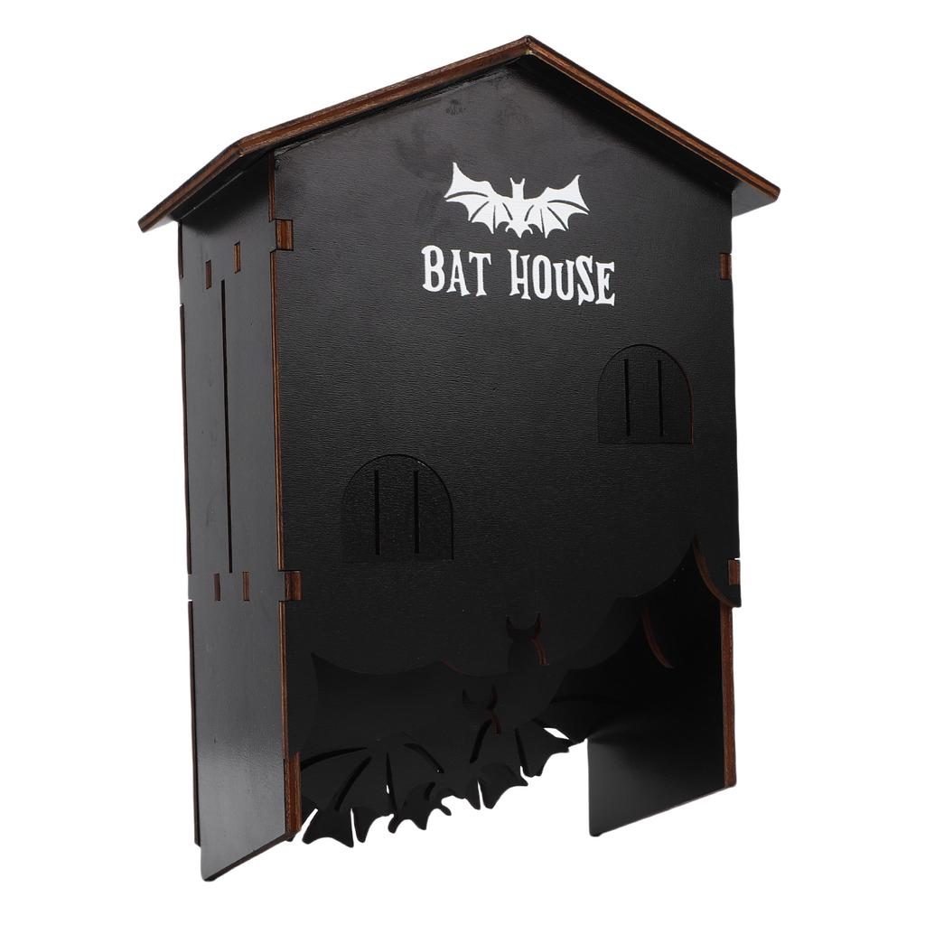 Wooden Bat House, 3-chamber Layout Design, Weatherproof, Large Capacity Shelter Box for Outdoors To Attract Bats To Houses, Trees, Backyards,